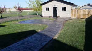 Stamped Concrete Patio Calgary 2